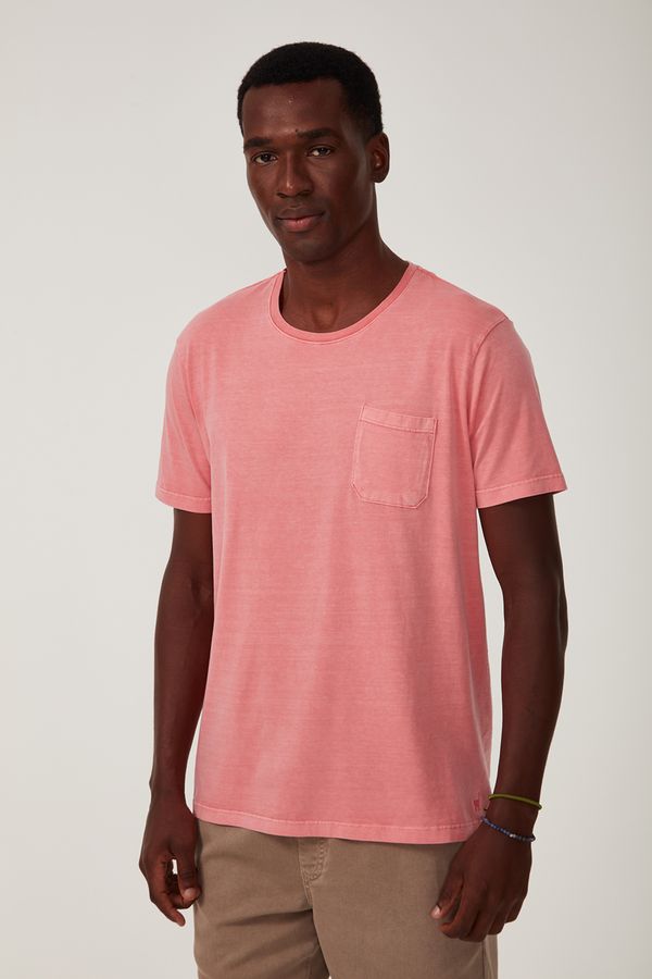 Camiseta-Stone-Bolso---V24-Rosa-Flamingo-|-Tamanho-P