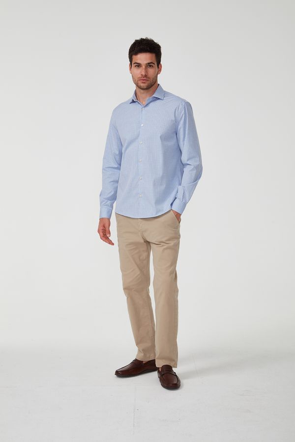 Camisa-Premium-Mini-Quadros-Bicolor--V24-Azul-C-Branco-|-Tamanho-P