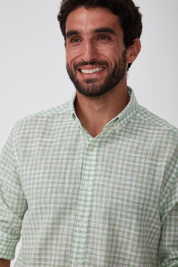 Camisa-Voil-Vichy---V24-Branco-C--Verde-|-Tamanho-M