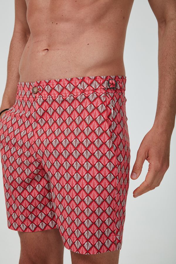 Shorts-Agua-Buzios-Geo-Folhas---V24-Bordeaux-C-Laranja-|-Tamanho-40
