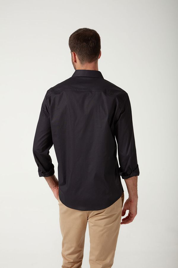 Camisa-Tricoline-Premium-Lisa---I24-Preto-|-Tamanho-P